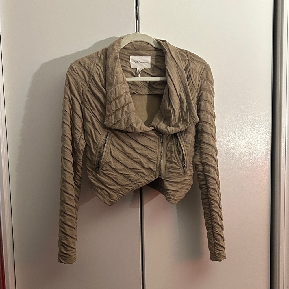 BCBG Tan Quilted Women's Jacket